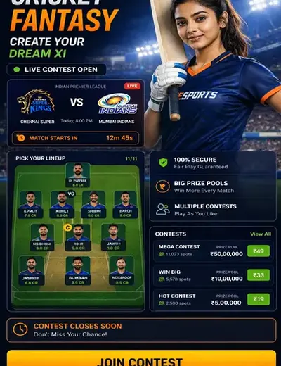 5gbet (5 gbet login) fantasy cricket & matchday visual 3